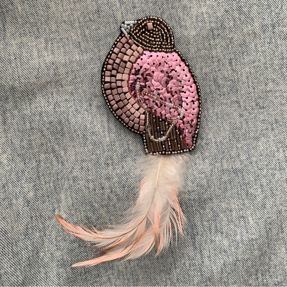 Handmade Brooch bird